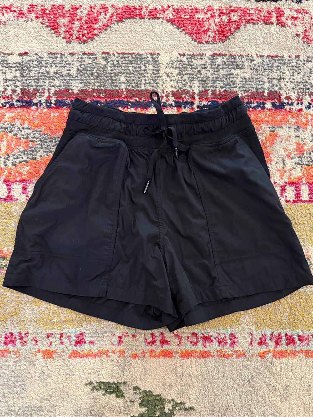 lululemon athletica Black Athletic Drawstring Shorts